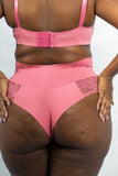FIO DUPLO PLUS SIZE COM CÓS DUPLO E RENDA ref.20550