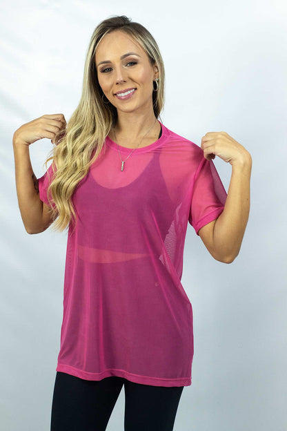 CAMISETÃO DE TULE ref.5545