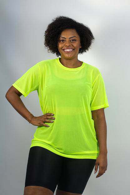 CAMISETÃO DE TULE ref.5545