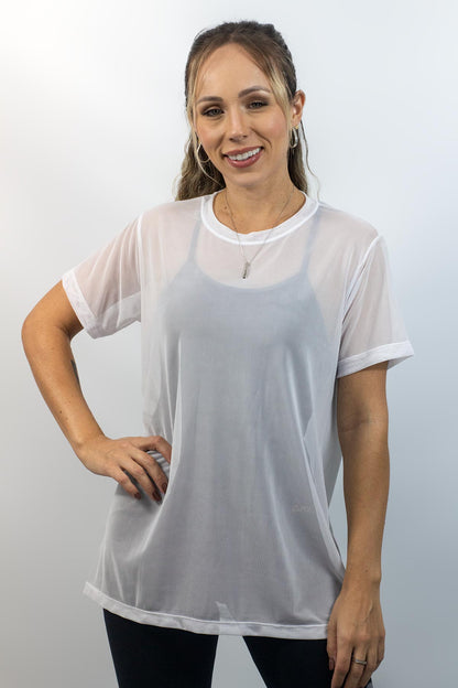 CAMISETÃO DE TULE ref.5545