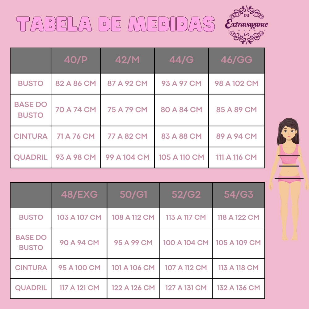 Tabela de Medidas