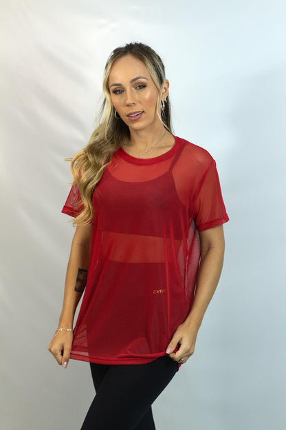 CAMISETÃO DE TULE ref.5545